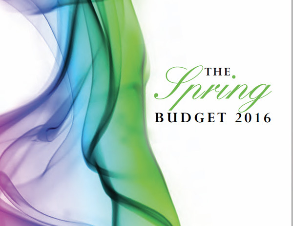 Spring Budget 2016